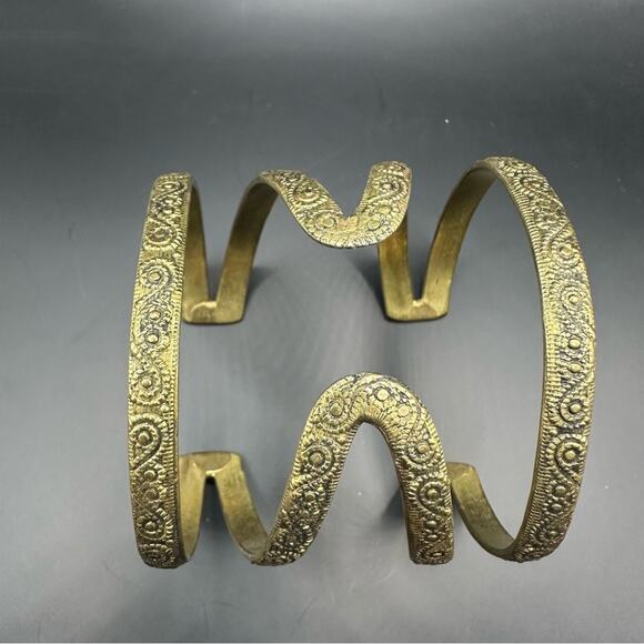 Bohemian gold tone Bracelet Statement Boho Casual Chunky Summer - Picture 9 of 10